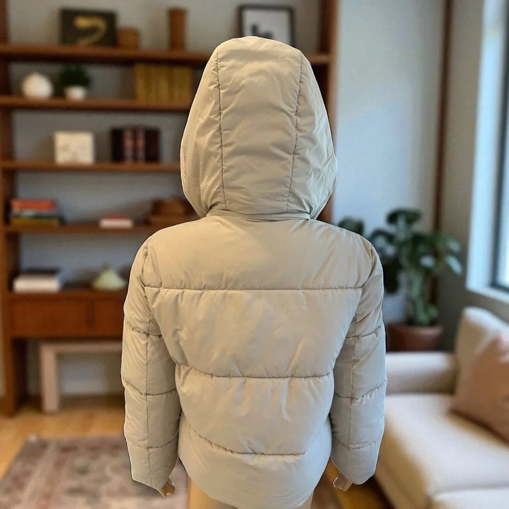 Puffit Detachable Hooded Puffer Jacket. NWT